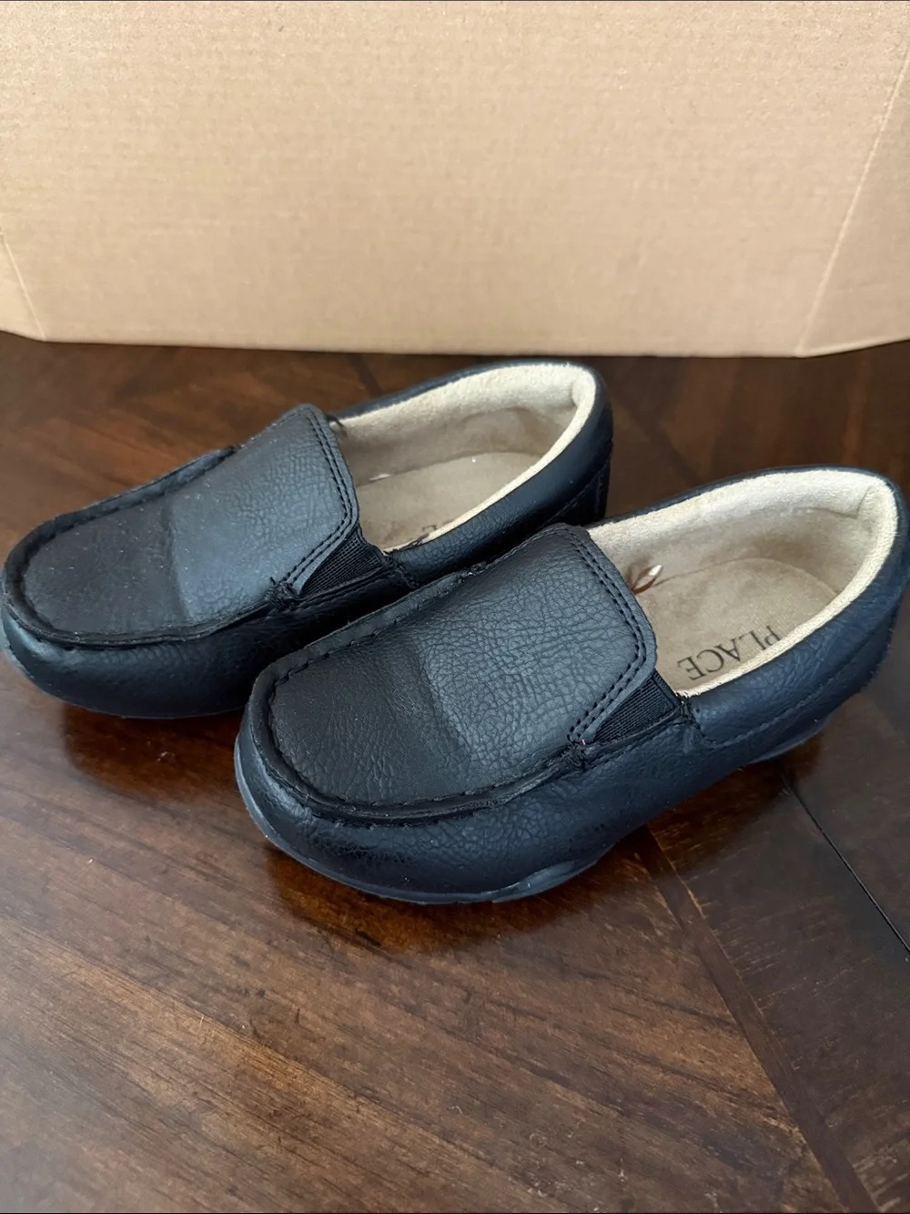 The Children's Place Black Kids Slip-On Loafers